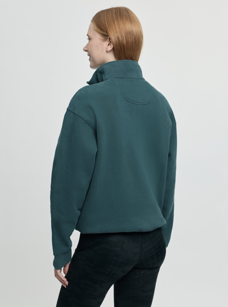 LeMieux Kelsie Quarter Neck Sweat - Jungle-3