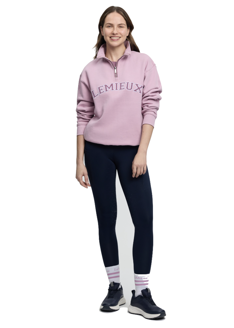 LeMieux Kelsie Quarter Neck Sweat - Fondant-1