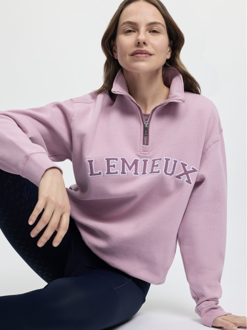 LeMieux Kelsie Quarter Neck Sweat - Fondant-3