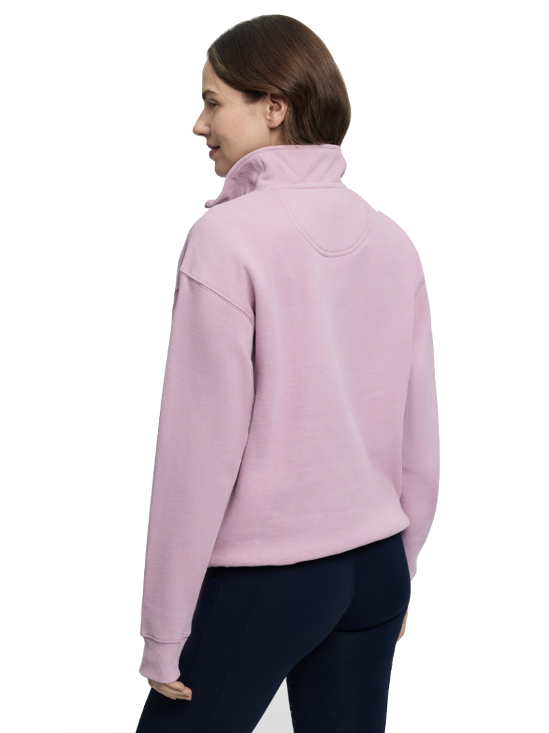 LeMieux Kelsie Quarter Neck Sweat - Fondant-4