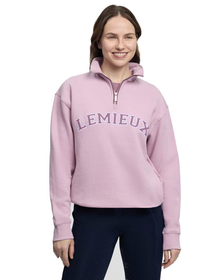 LeMieux Kelsie Quarter Neck Sweat - Fondant-5