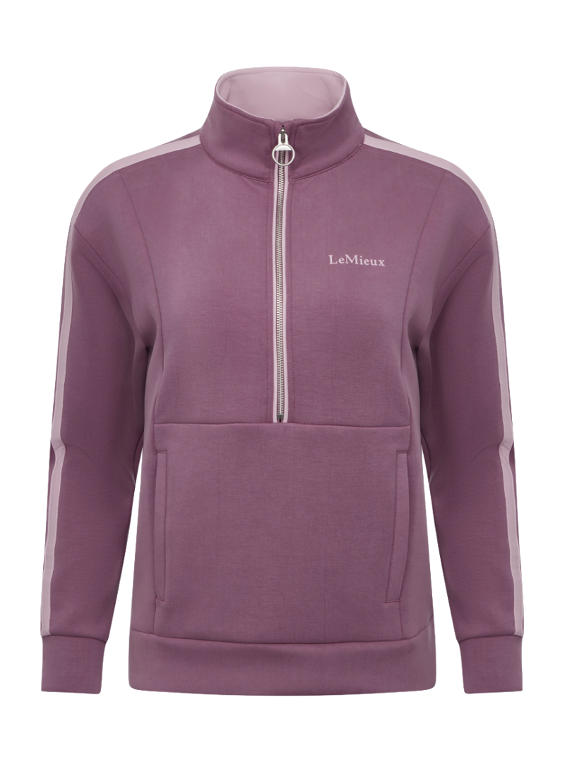 LeMieux Connie Half Zip Sweat - Mallow