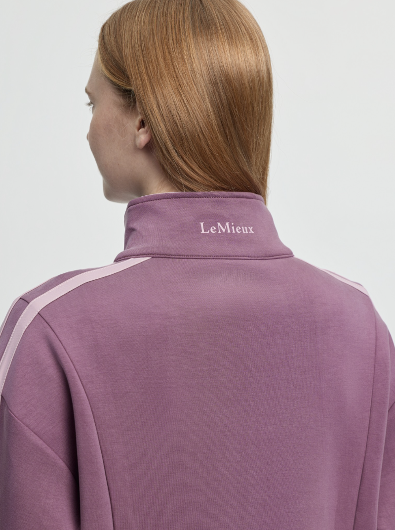 LeMieux Connie Half Zip Sweat - Mallow-4