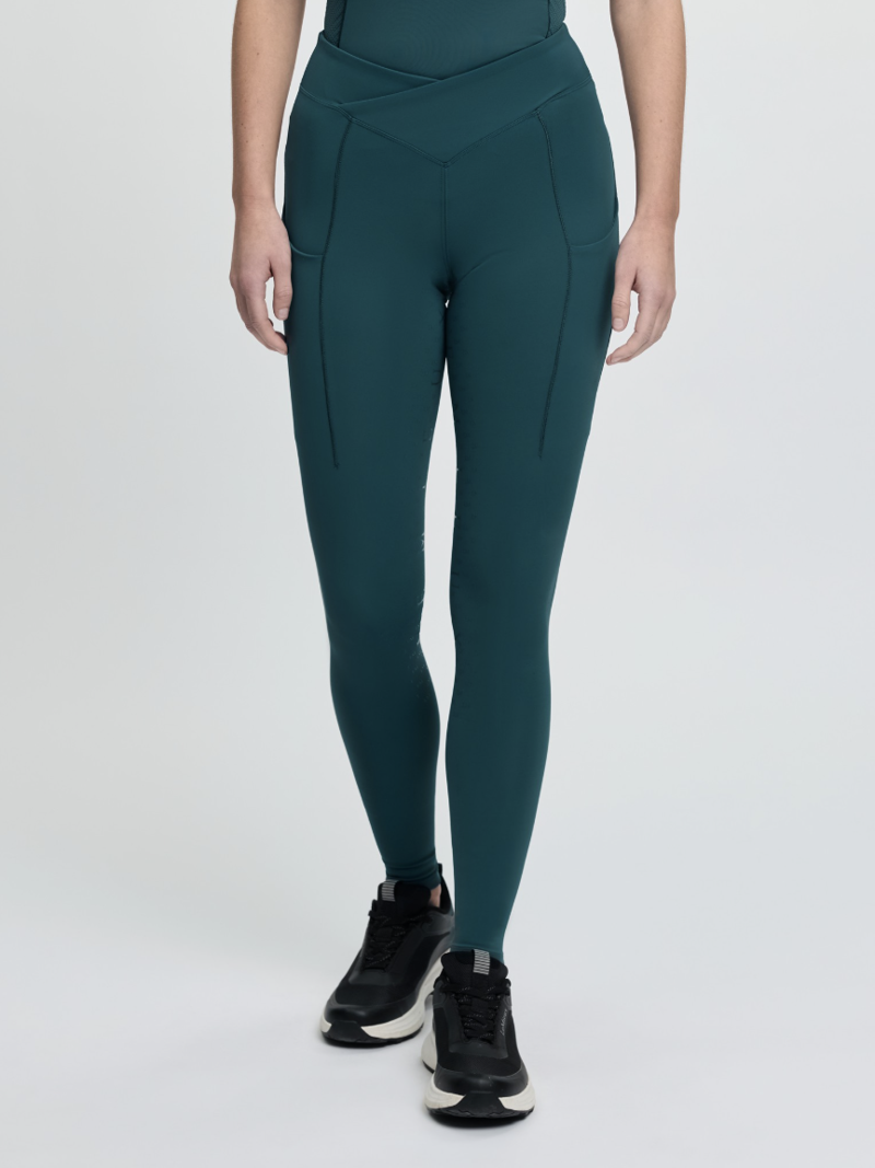 LeMieux Simone Cross Over Half Seat Pull On - Jungle-1