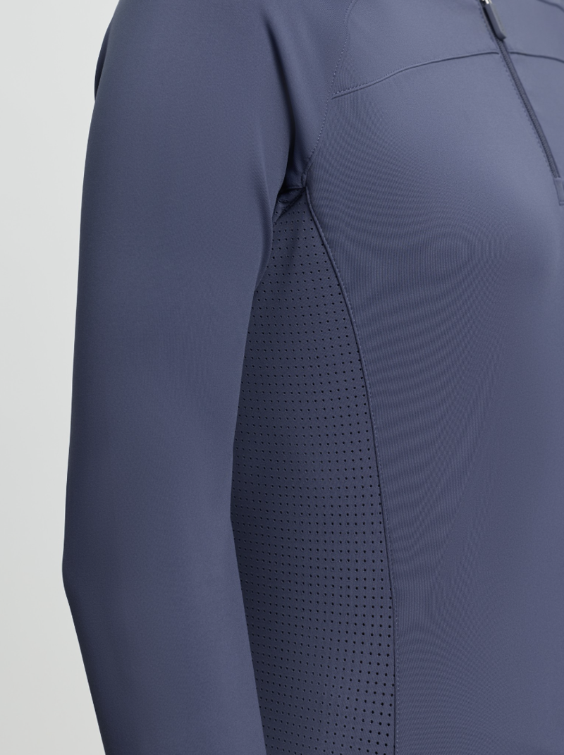 LeMieux Airflow Long Sleeve Base Layer - Shadow-3