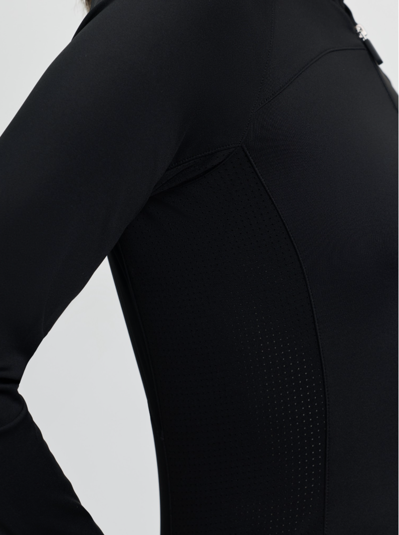 LeMieux Airflow Long Sleeve Base Layer - Black-1