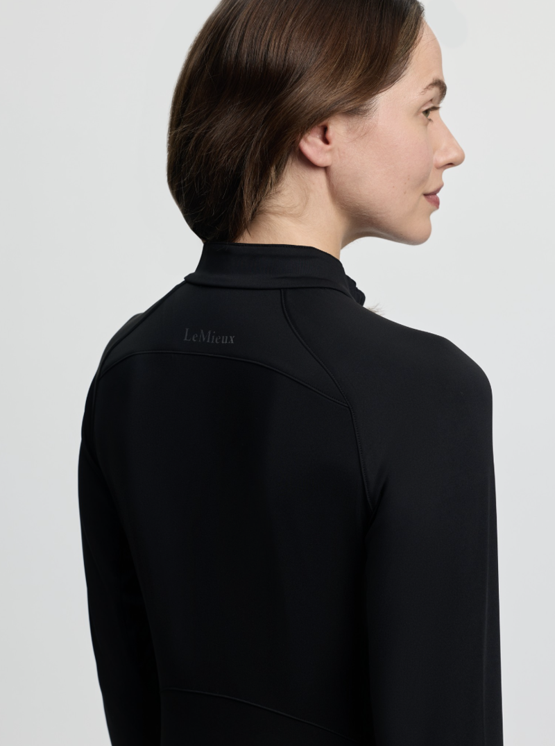 LeMieux Airflow Long Sleeve Base Layer - Black-3