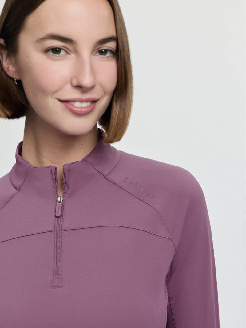LeMieux Airflow Long Sleeve Base Layer - Mallow-4