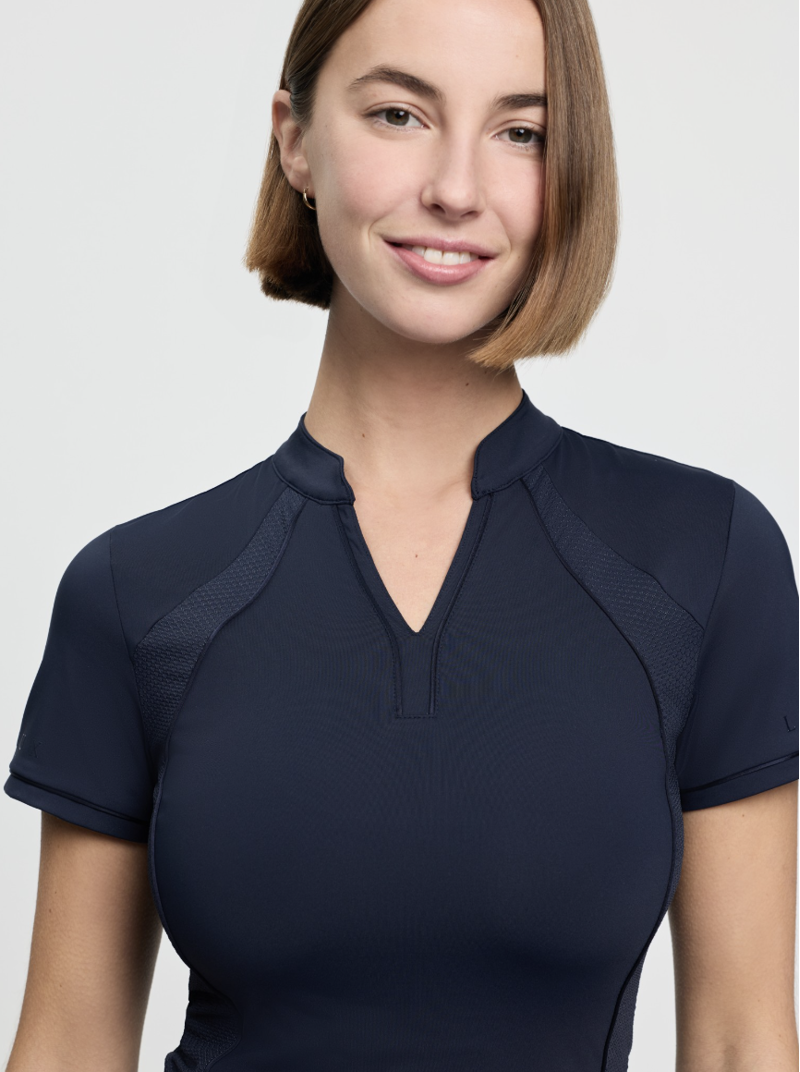 LeMieux Lisa Mesh Base Layer - Navy-3