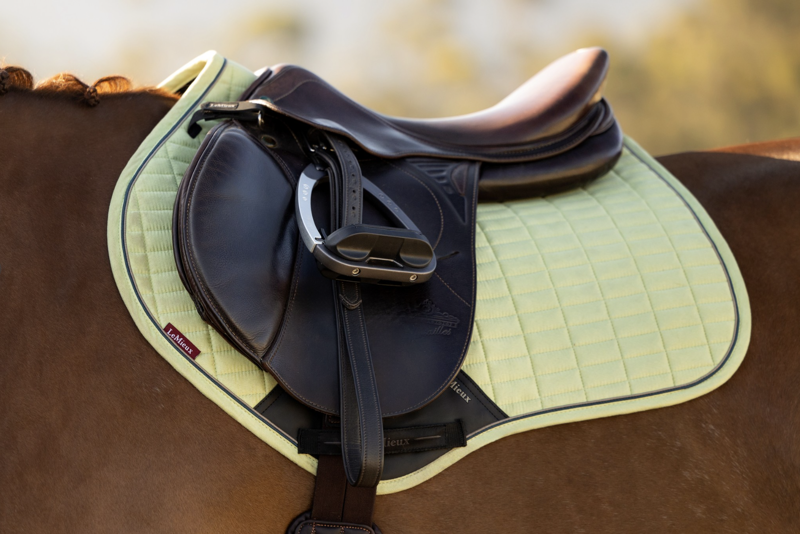 LeMieux Suede Close Contact Square - Macaron-5