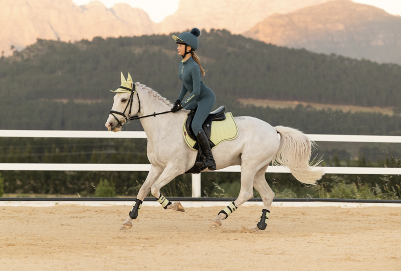 LeMieux Suede GP Square - Macaron-1