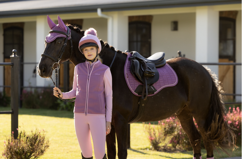 LeMieux Suede GP Square - Mallow-2