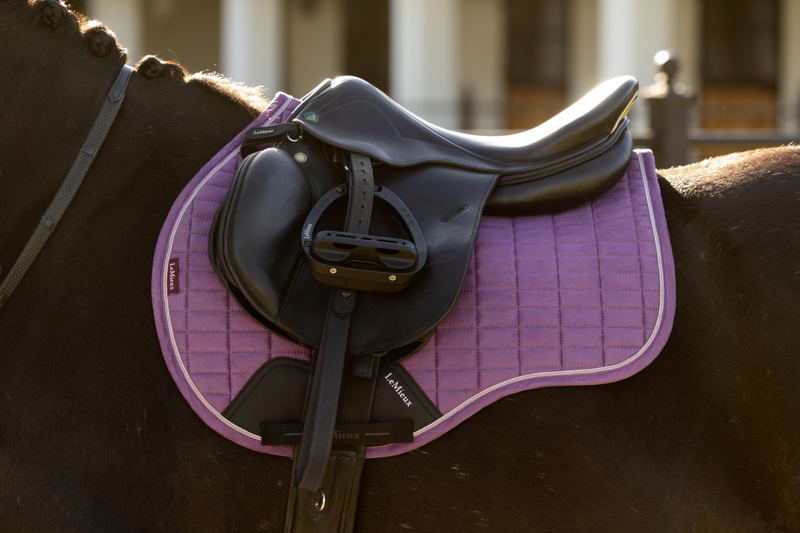 LeMieux Suede GP Square - Mallow-1