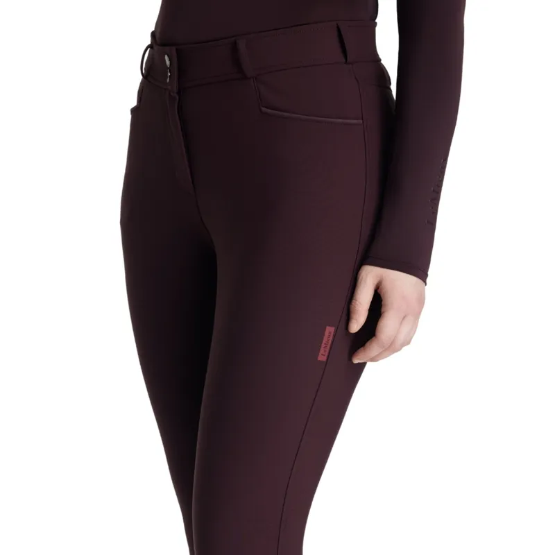 LeMieux Isabelle Knee Grip Breeches - Damson-1