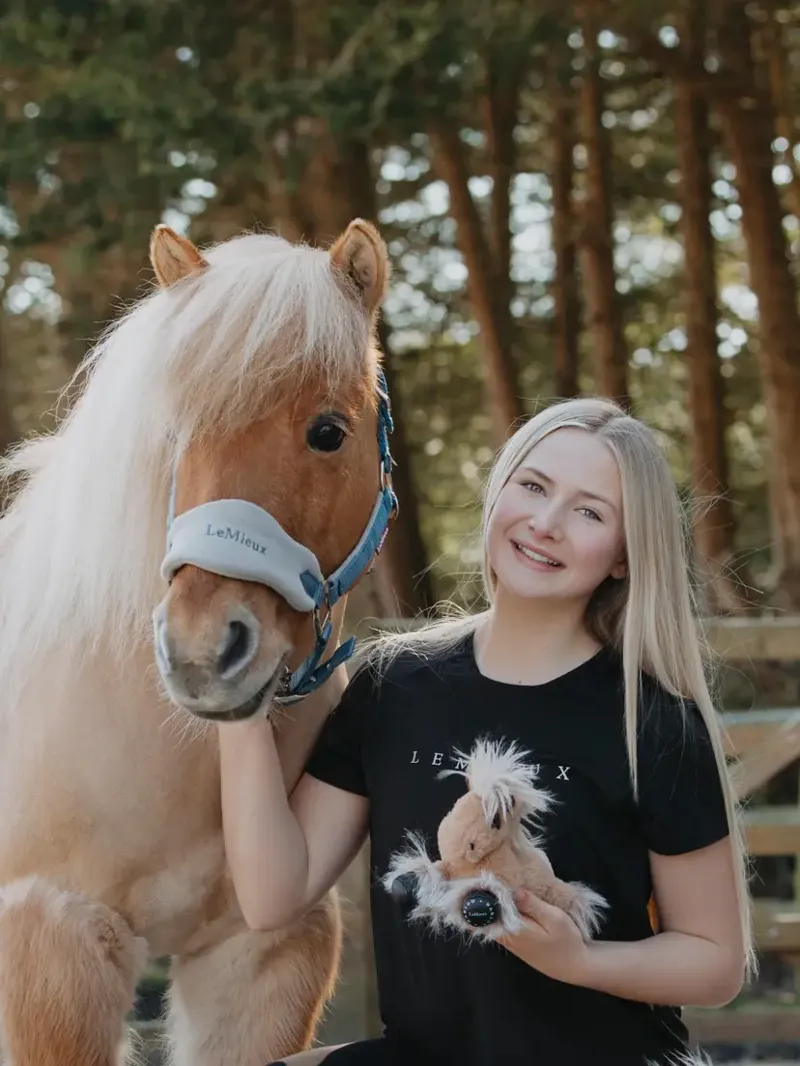 LeMieux Harlow Tiny Beanie Pony - Cloudy-1