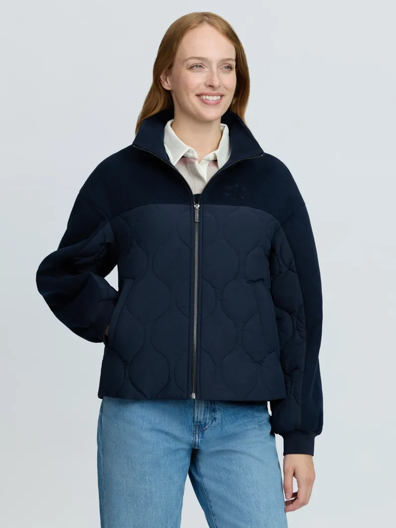 LeMieux Chloe Bomber Jacket - Navy-1