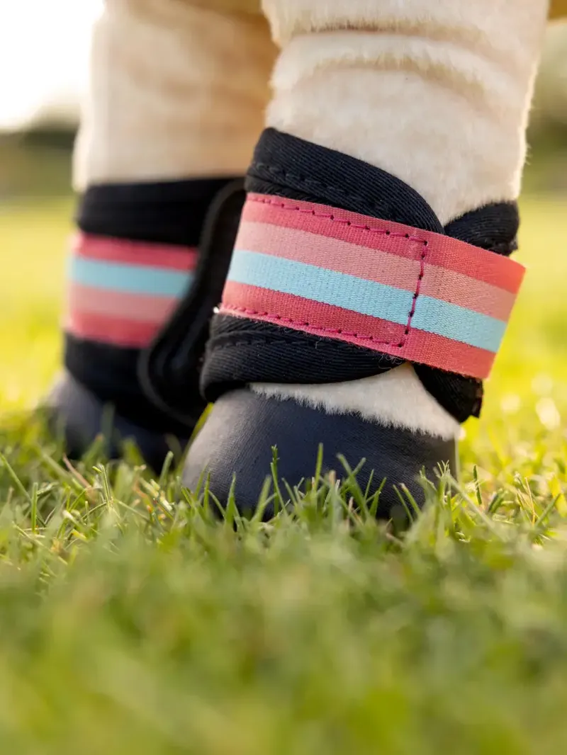 LeMieux Harlow Toy Pony Grafter Boots - Coral Crush - One Size-1