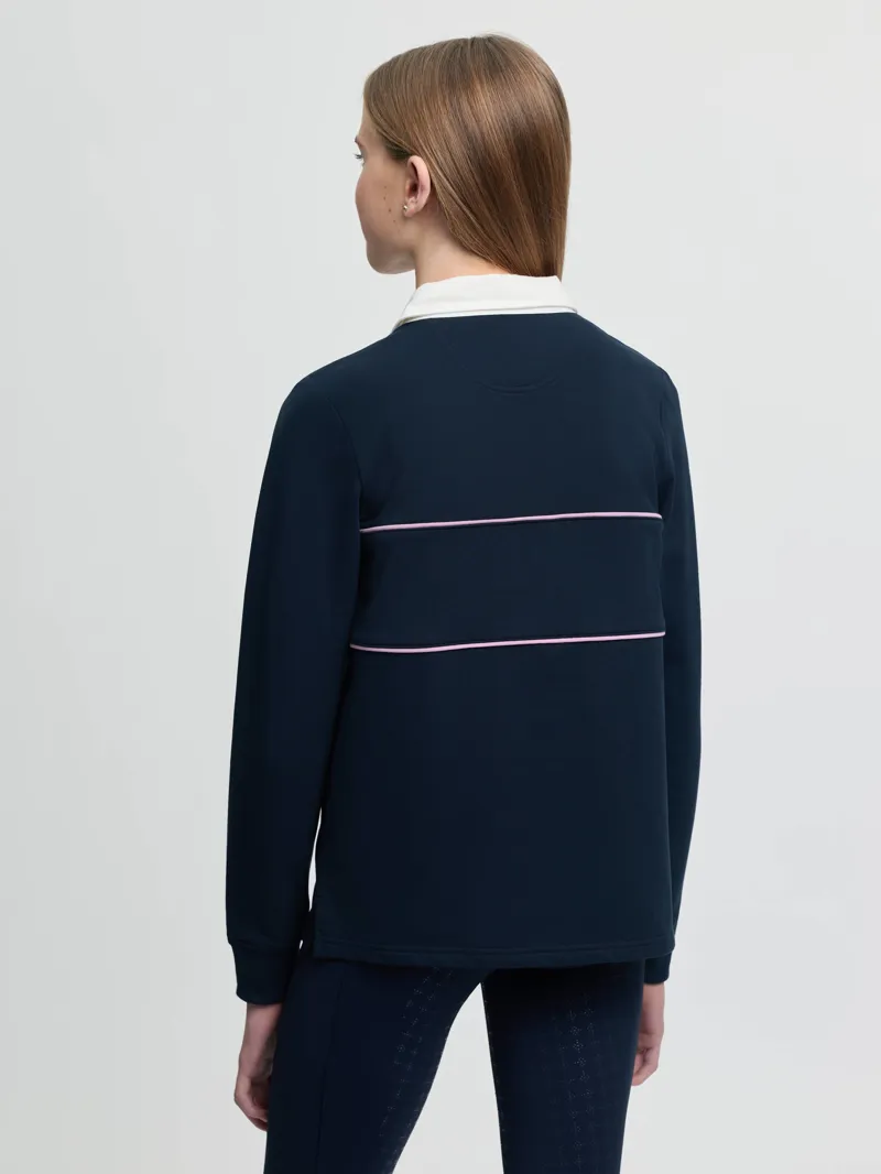 LeMieux Young Rider Riley Rugby Shirt - Navy-2