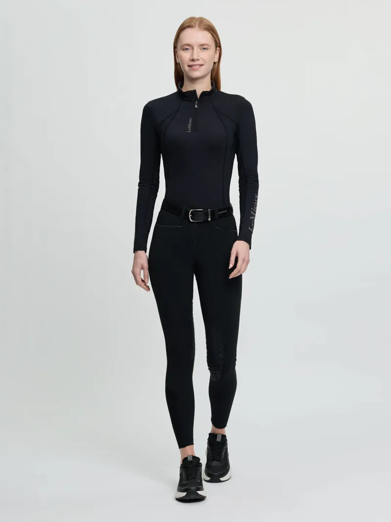 LeMieux Imogen Knee Grip Breeches - Black-2