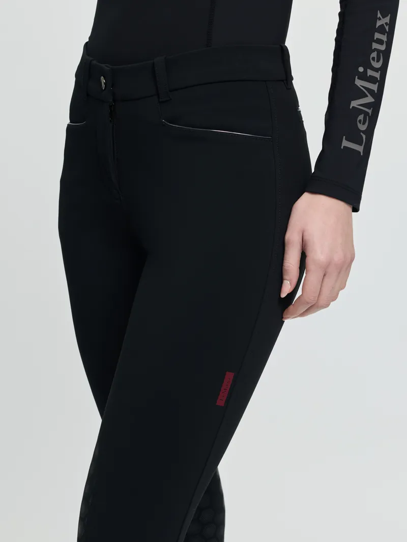LeMieux Imogen Knee Grip Breeches - Black-3