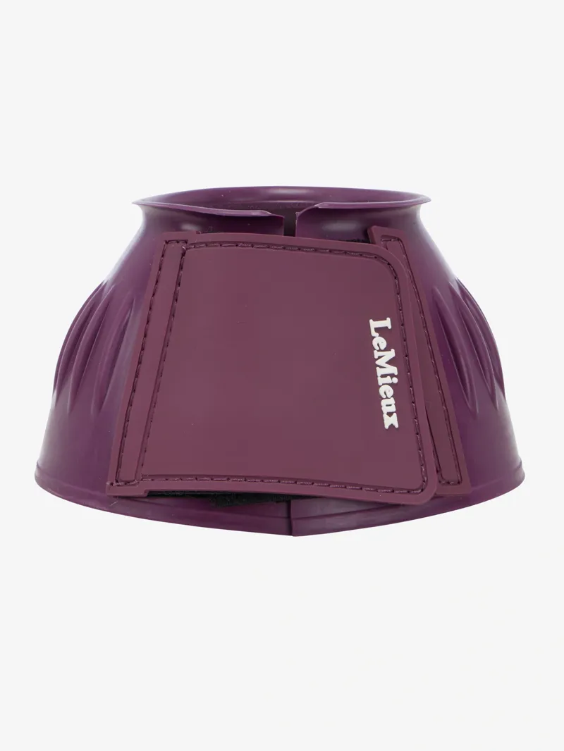 LeMieux Rubber Bell Boots - Blackberry-3