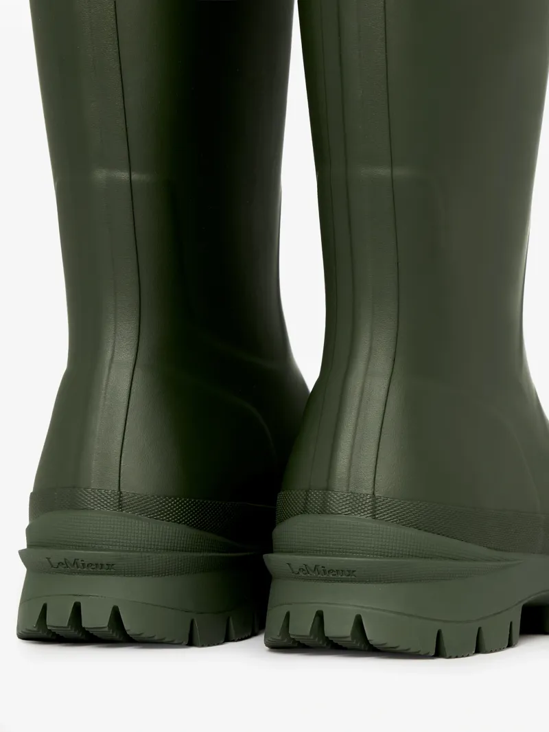 LeMieux Mens Bramshaw Welly - Olive-4