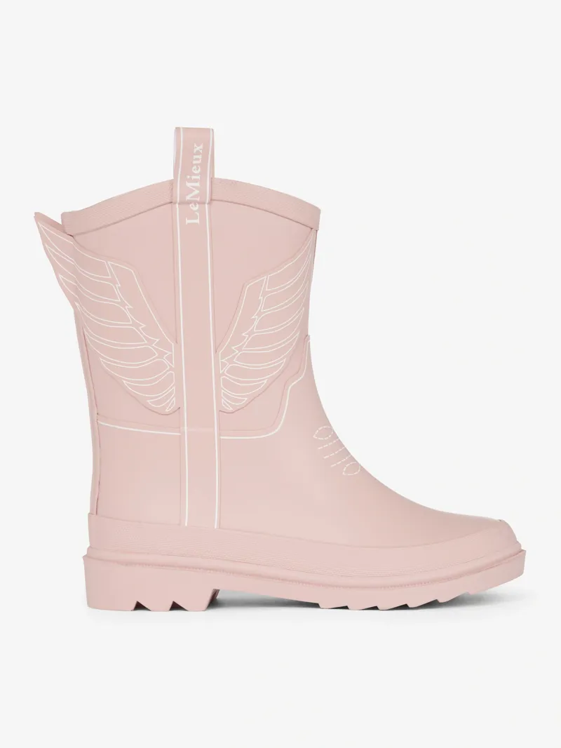 LeMieux Splash Welly Western - Pink-4