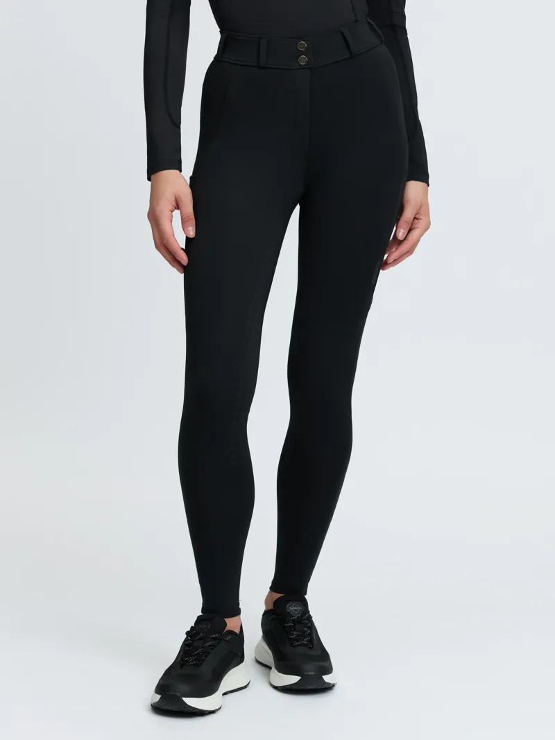 LeMieux Becca Half Seat Breeches - Black