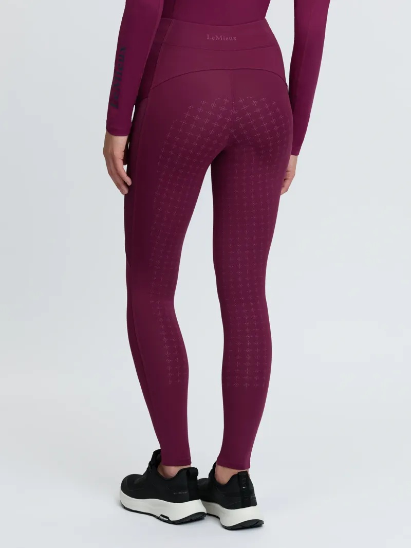 LeMieux Naomi Pull On Breeches - Blackberry-6