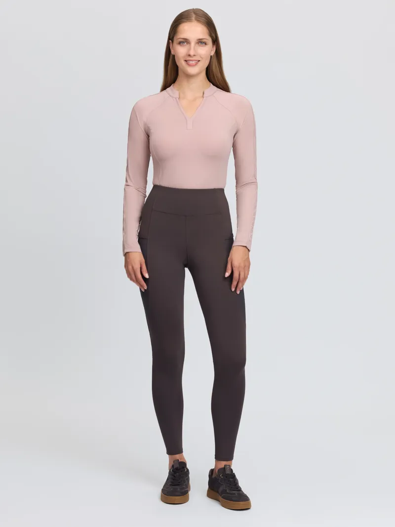 LeMieux Naomi Pull On Breeches - Cocoa-2