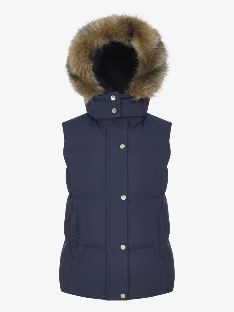 LeMieux Margot Hooded Gilet - Navy-1