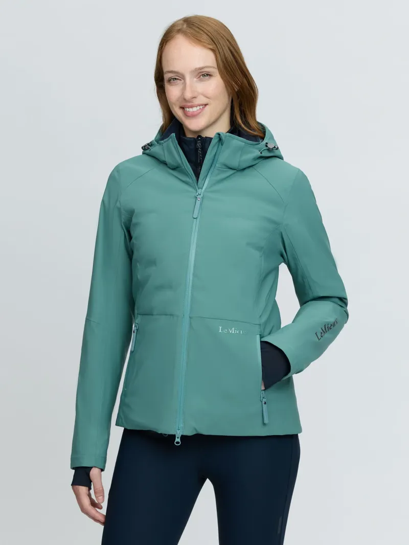 LeMieux Brooke 3 in 1 Waterproof Hybrid Jacket - Aloe-3