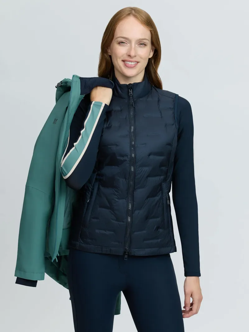 LeMieux Brooke 3 in 1 Waterproof Hybrid Jacket - Aloe-12