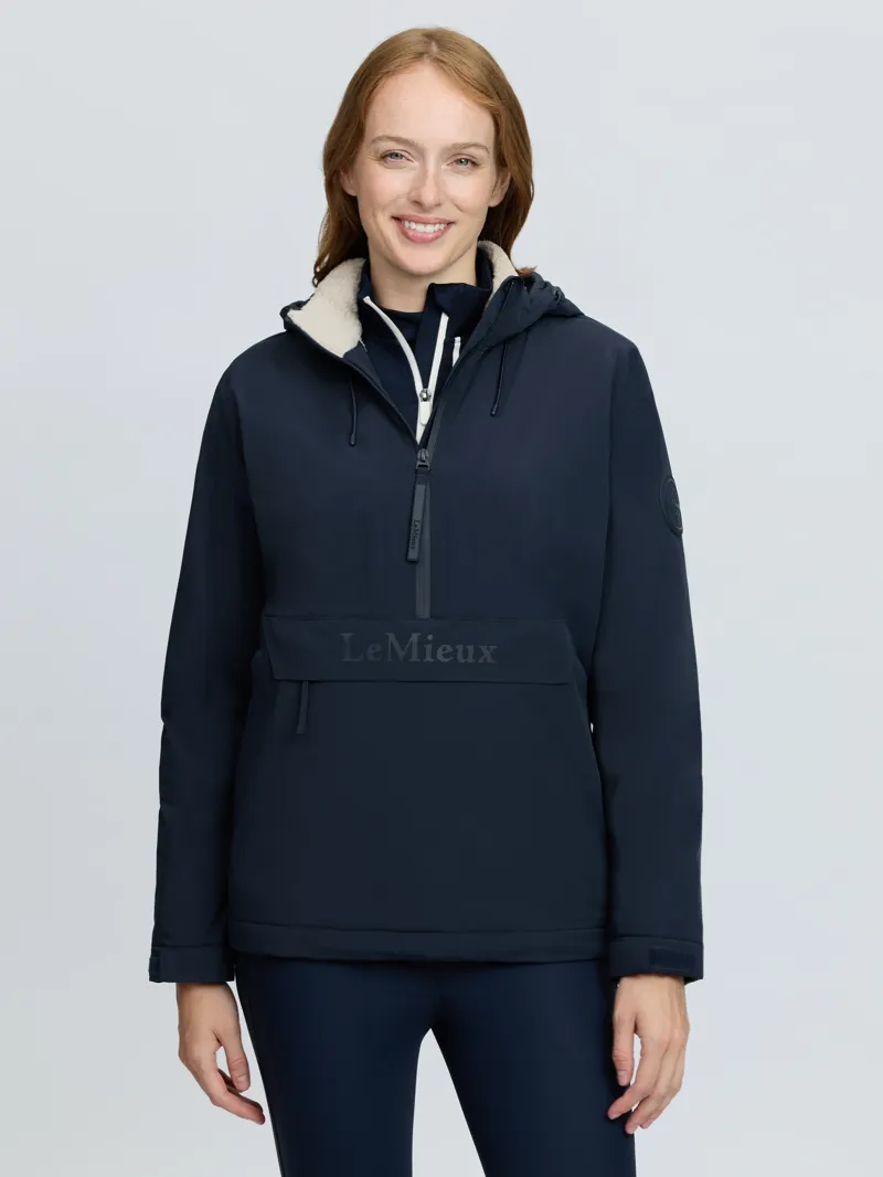 LeMieux Phoebe Half Zip Waterproof Anorak - Navy-8