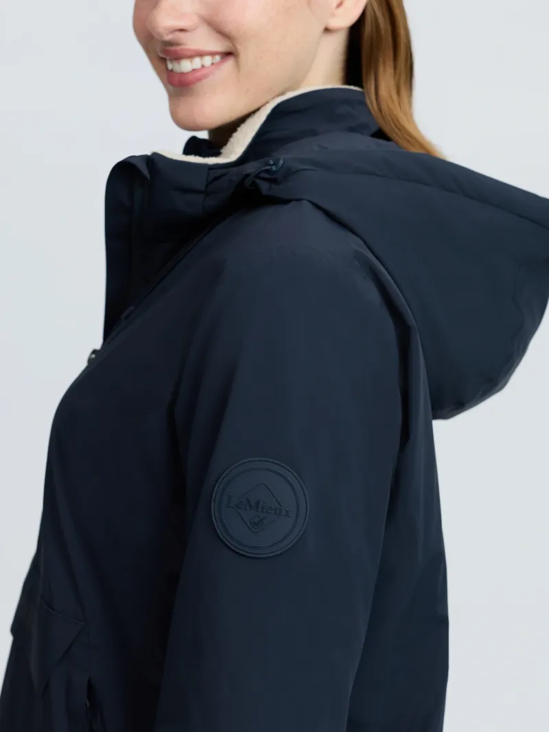 LeMieux Phoebe Half Zip Waterproof Anorak - Navy-2