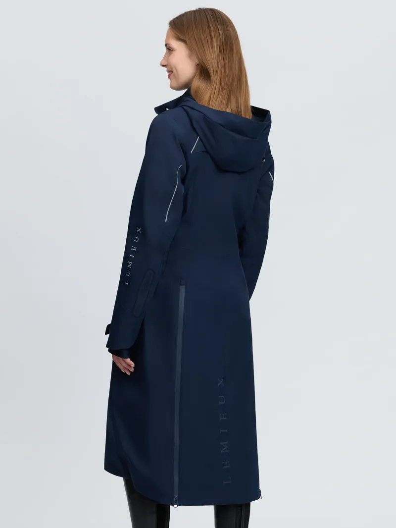 LeMieux Stormwear Performance Riding Coat - Navy-3