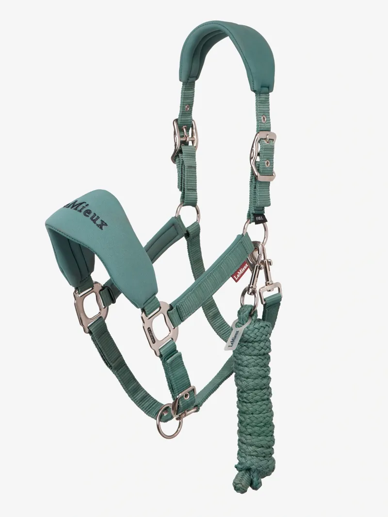 LeMieux Breakaway Vogue Headcollar and Leadrope - Aloe