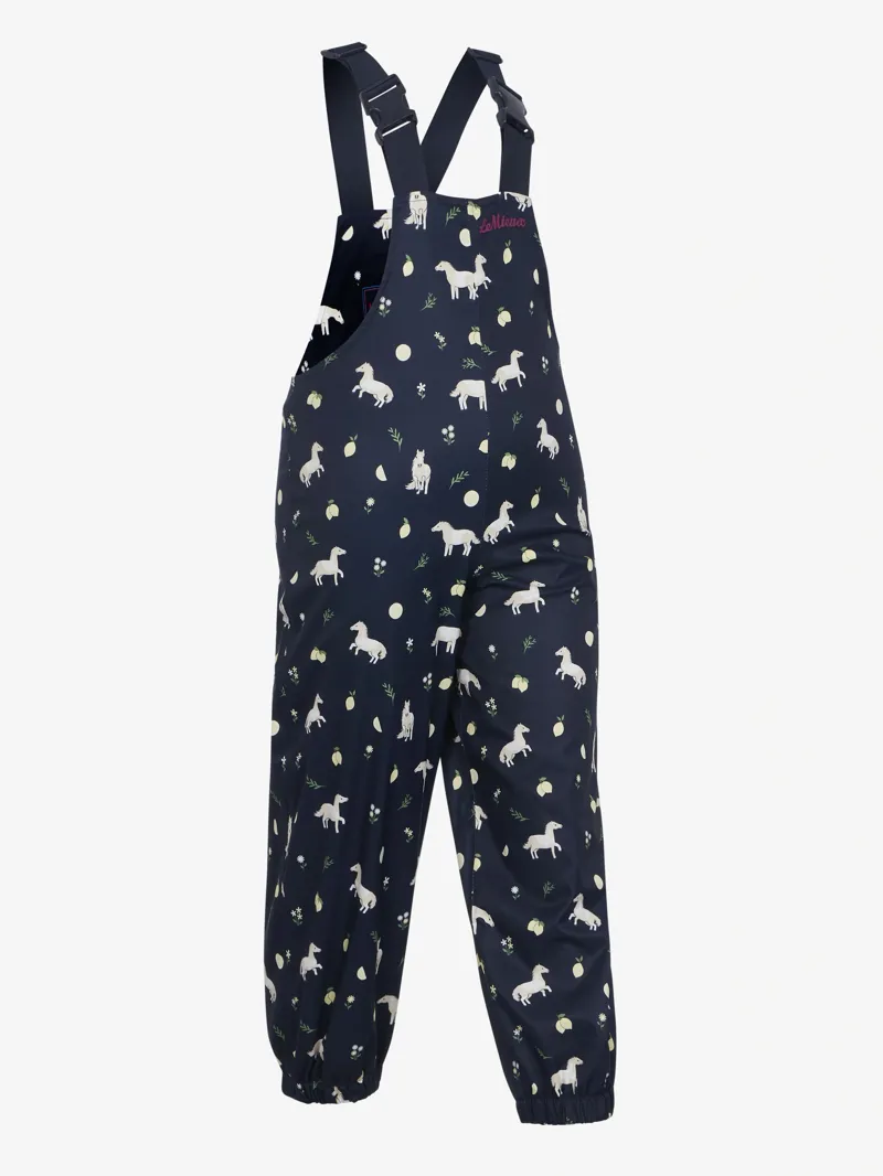 LeMieux Mini Pippin Splash Dungarees - Navy-2
