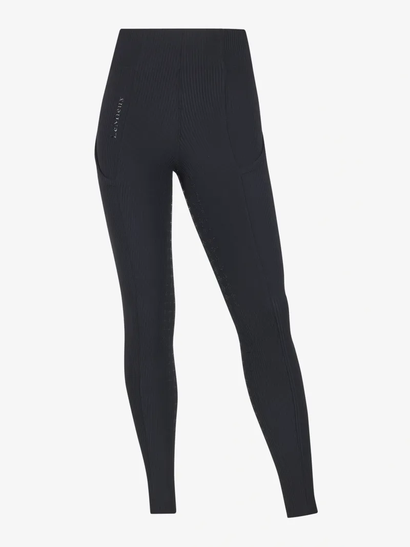 LeMieux Young Rider Orla Ribbed Pull Ons - Black