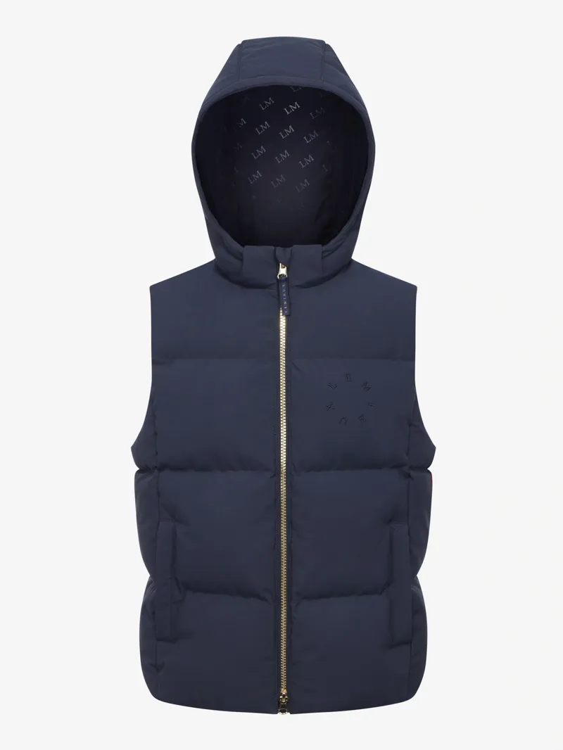 LeMieux Young Rider Joey Hooded Gilet - Navy-1