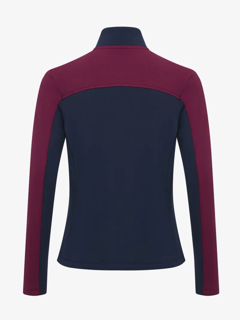 LeMieux Young Rider Bethany Zip Through Mid Layer - Blackberry-2