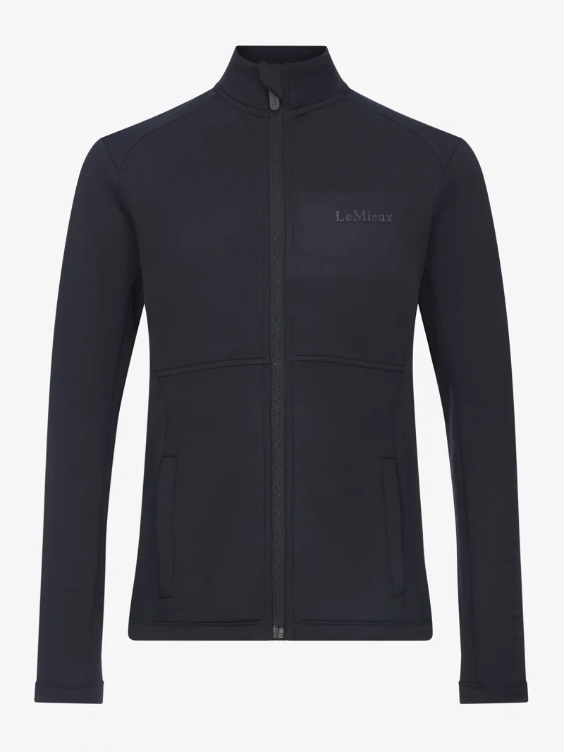 LeMieux Young Rider Bethany Zip Through Mid Layer - Black-1