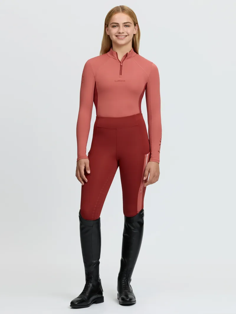 LeMieux Young Rider Classique Base Layer - Spiced Earth-6