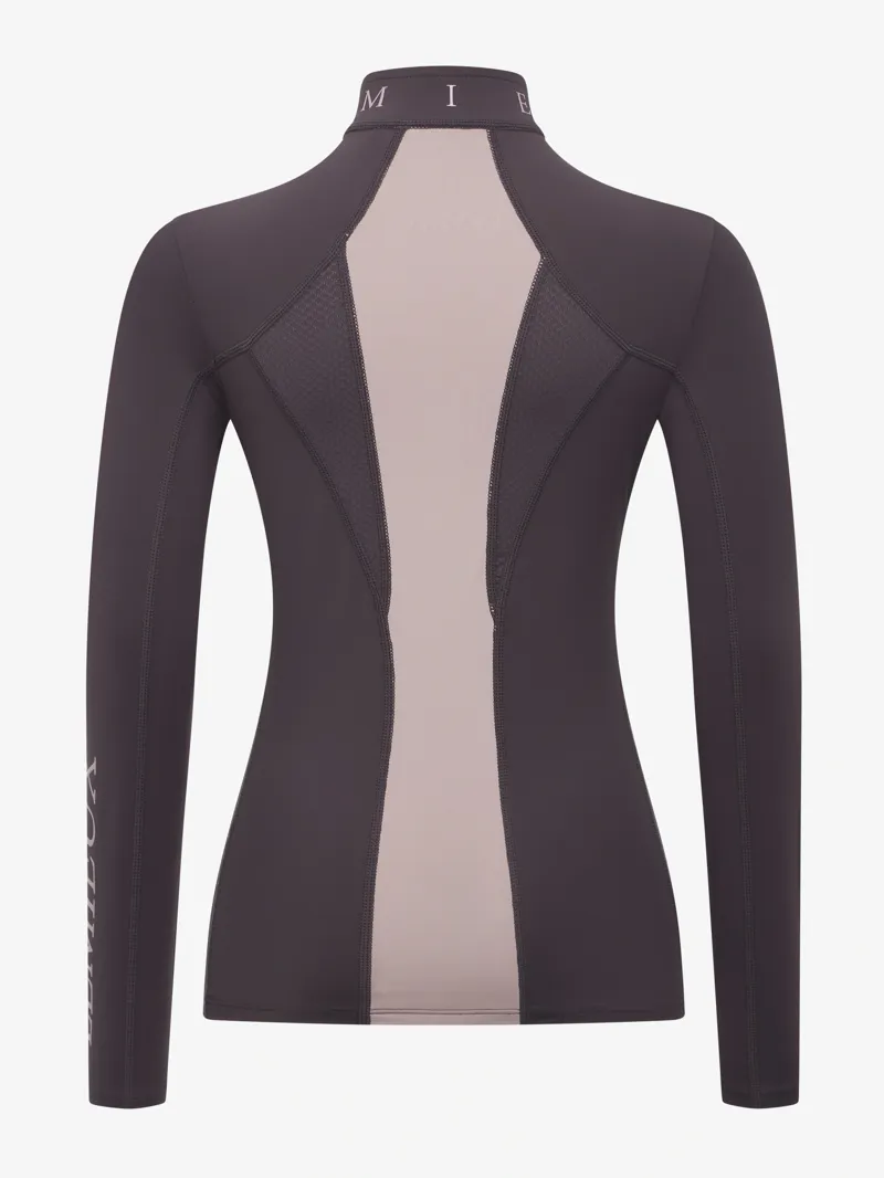 LeMieux Young Rider Mia Mesh Base Layer - Cocoa-2