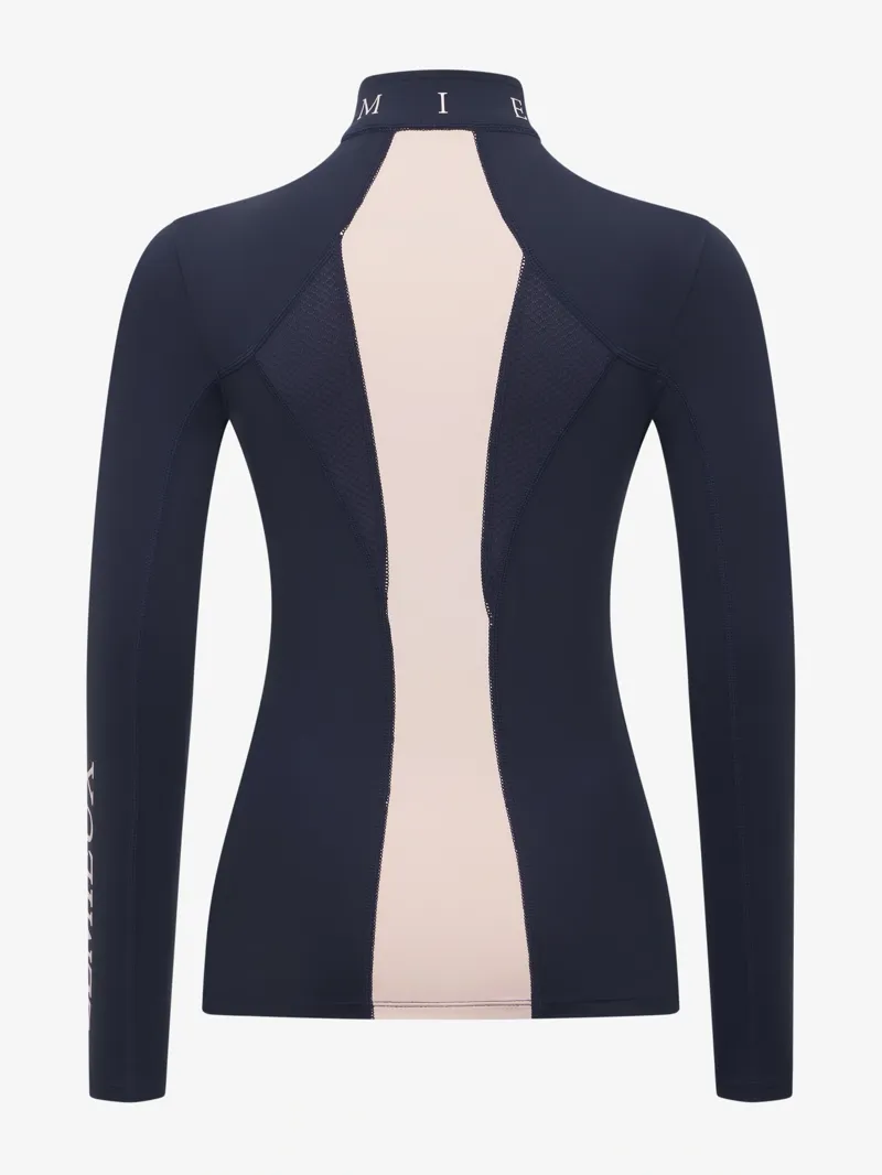 LeMieux Young Rider Mia Mesh Base Layer - Navy-2