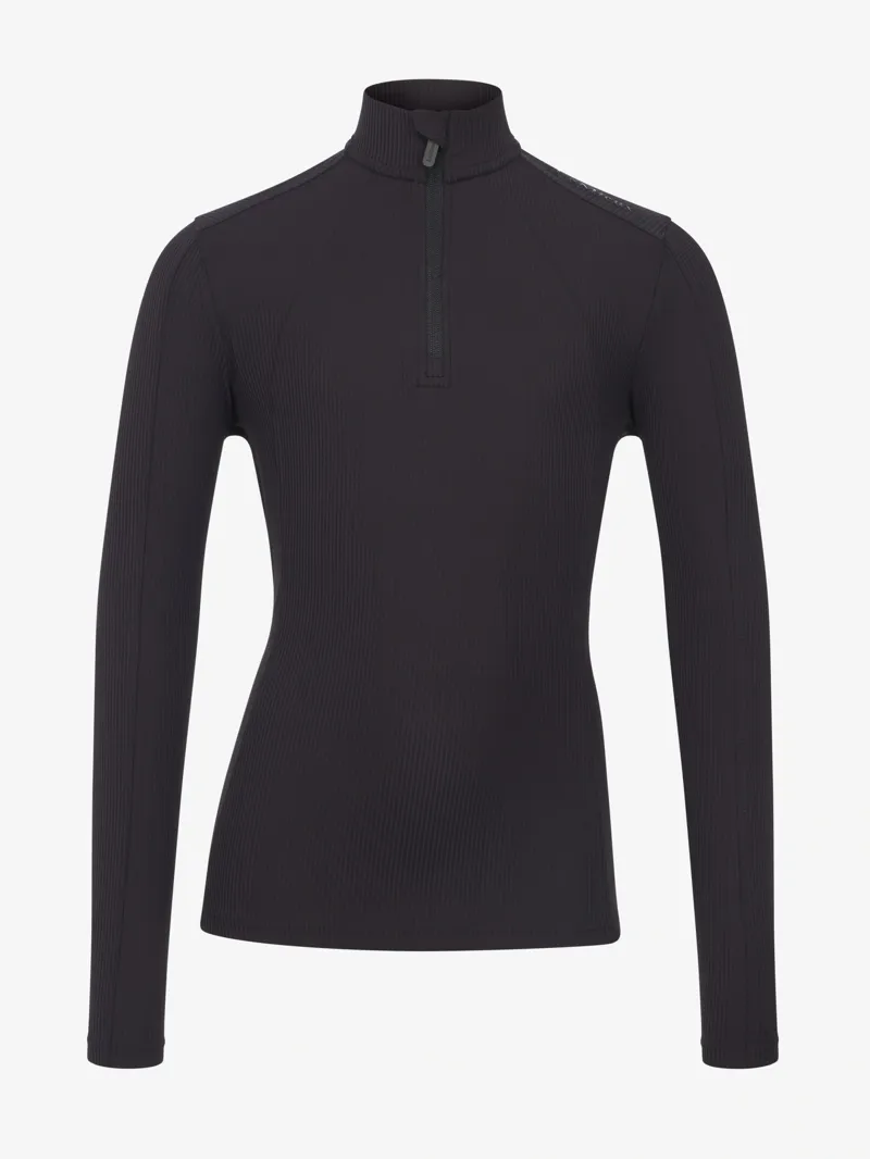 LeMieux Young Rider Raye Ribbed Base Layer - Black-1