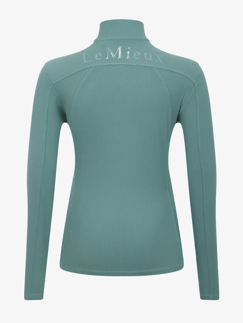 LeMieux Young Rider Raye Ribbed Base Layer - Aloe-2