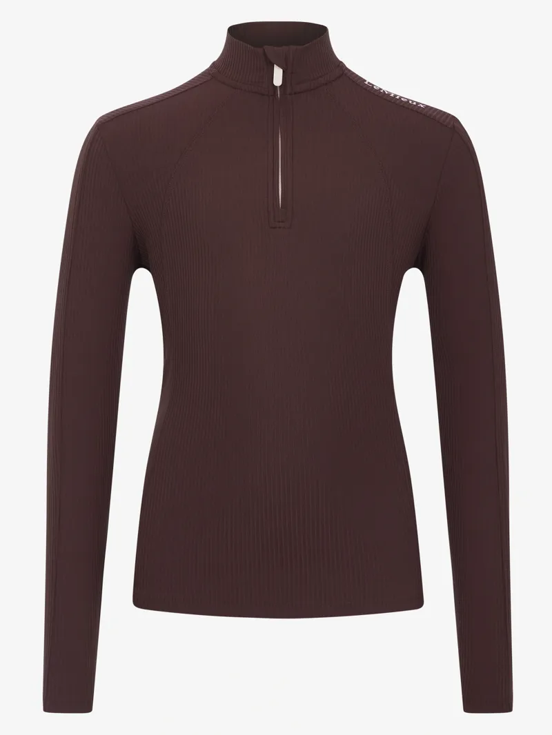 LeMieux Young Rider Raye Ribbed Base Layer - Bramble-1