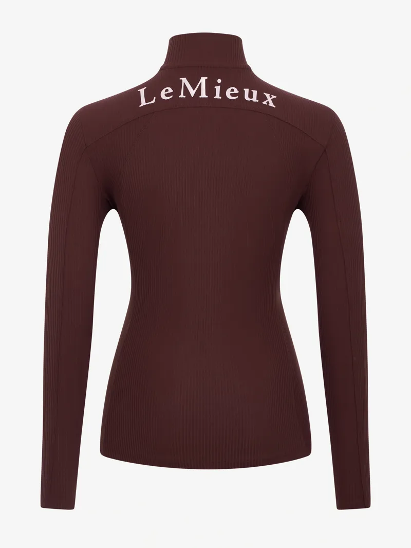 LeMieux Young Rider Raye Ribbed Base Layer - Bramble-2