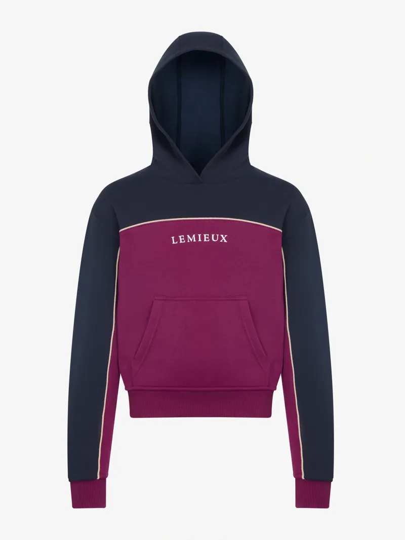 LeMieux Young Rider Sadie Hoodie - Blackberry-2